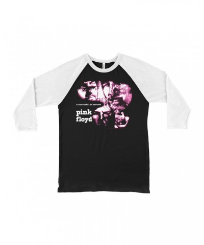 Pink Floyd 3/4 Sleeve Baseball Tee | A Saucerful Of Secrets Album Image Shirt $12.88 Shirts