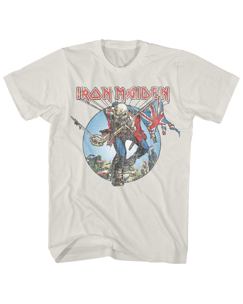 Iron Maiden T-Shirt | Trooper Circle Shirt $11.48 Shirts