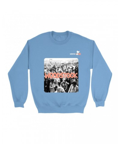 Woodstock Bright Colored Sweatshirt | Festival Concert Photo Sweatshirt $11.18 Sweatshirts