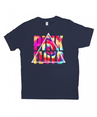 Pink Floyd Kids T-Shirt | Tie Dye Prism Logo Kids Shirt $9.87 Kids