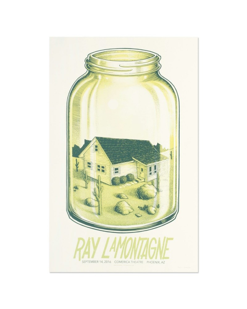 Ray LaMontagne The Ouroboros Tour 2016 - Phoenix AZ Poster $14.10 Decor