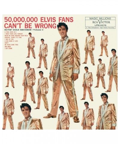 Elvis Presley 50 000 000 Elvis Fans Can't Be Wrong: Elvis' Gold Records Volume 2 Vinyl Record $8.41 Vinyl