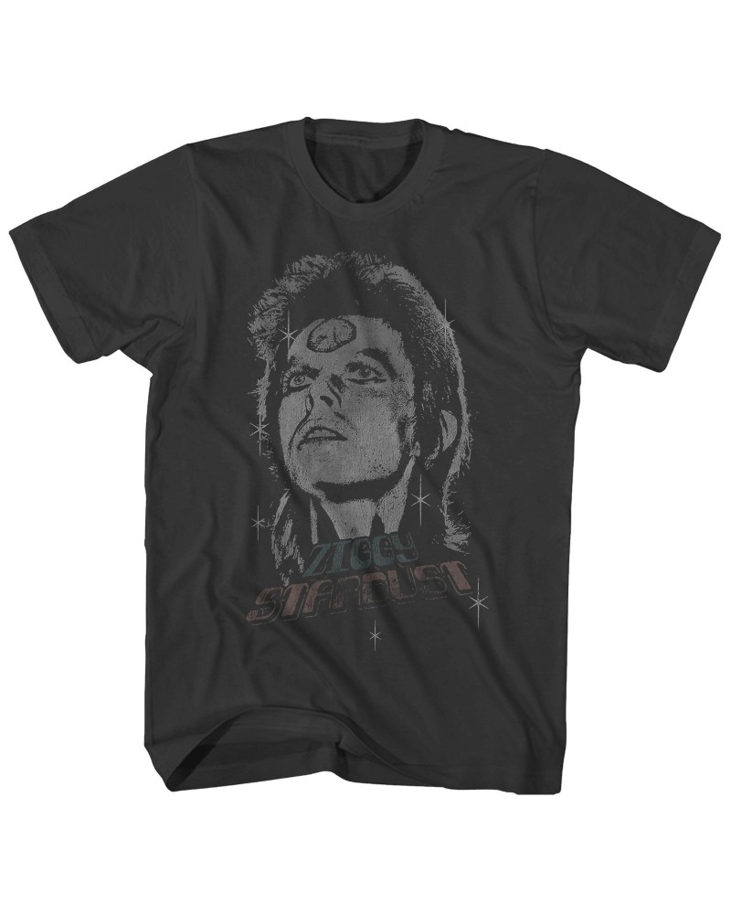 David Bowie T-Shirt | Ziggy Stardust Portrait T-Shirt $10.06 Shirts