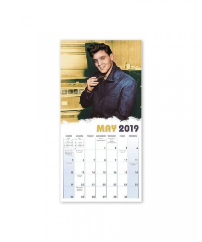 Elvis Presley 7" x 7" 2019 Mini Calendar $7.12 Vinyl