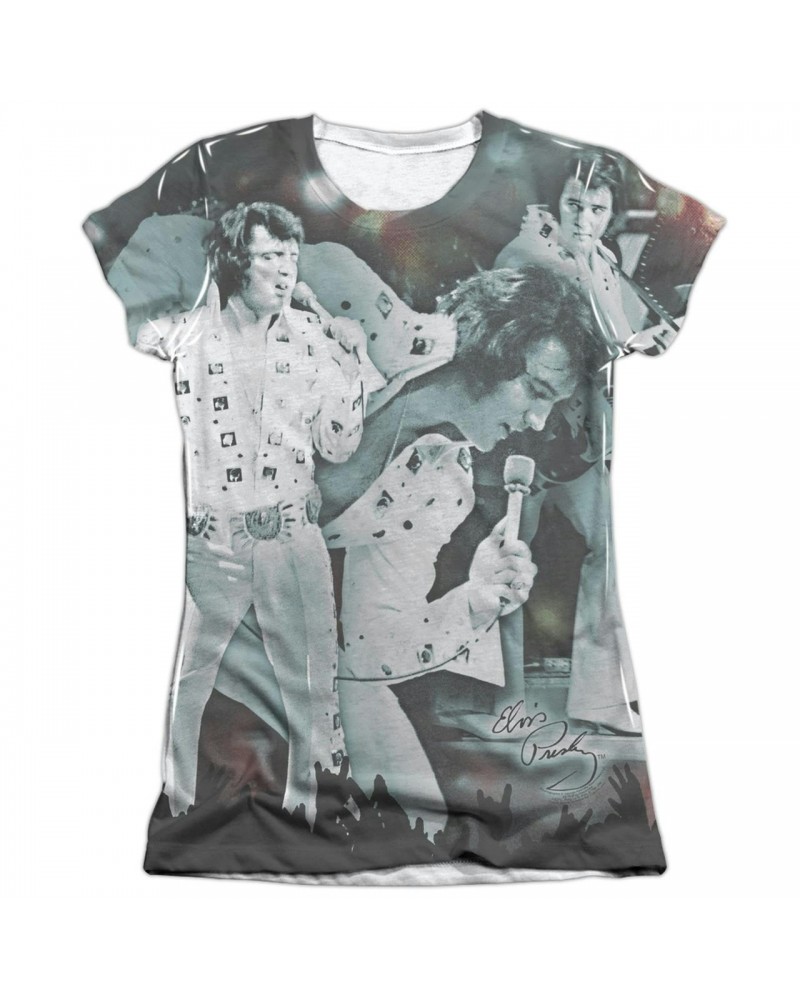 Elvis Presley Junior's Shirt | NOW PLAYING (FRONT/BACK PRINT) Junior's Tee $7.68 Shirts