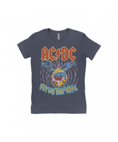 AC/DC Ladies' Boyfriend T-Shirt | It's The Fly On The Wall Shirt $10.98 Shirts