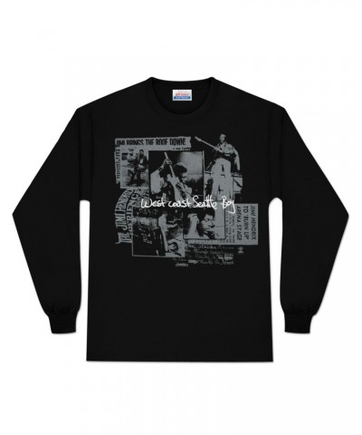 Jimi Hendrix Seattle Boy Long Sleeve T-Shirt (Silver) $10.79 Shirts