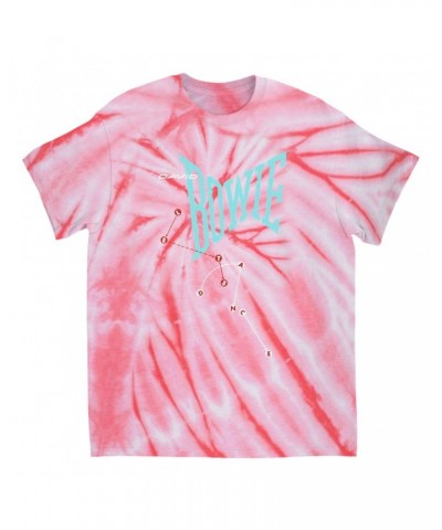 David Bowie T-Shirt | Let's Dance Logo Tie Dye Shirt $13.48 Shirts