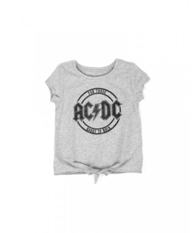 AC/DC For Those About to Rock Glitter Circle Logo Grey Kids T-Shirt $1.70 Kids