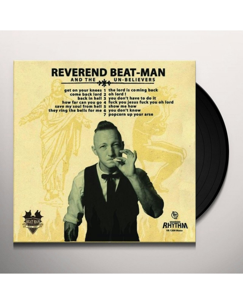 Reverend Beat-Man & The Un-Believers Get on Your Knees Vinyl Record $11.50 Vinyl