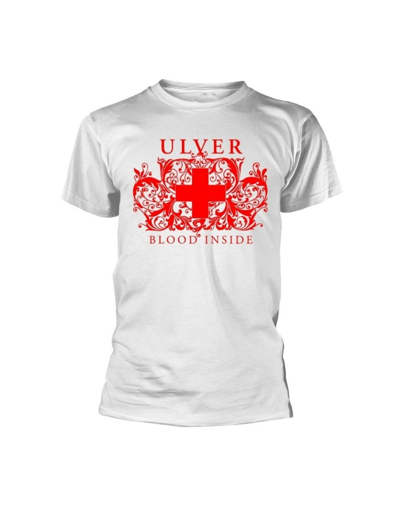 Ulver T Shirt - Blood Inside (White) $10.45 Shirts