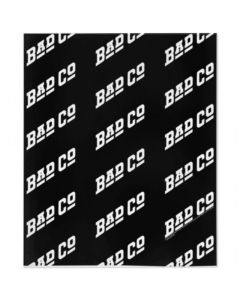 Bad Company Minky Blanket | Classic Logo White Blanket $15.96 Blankets