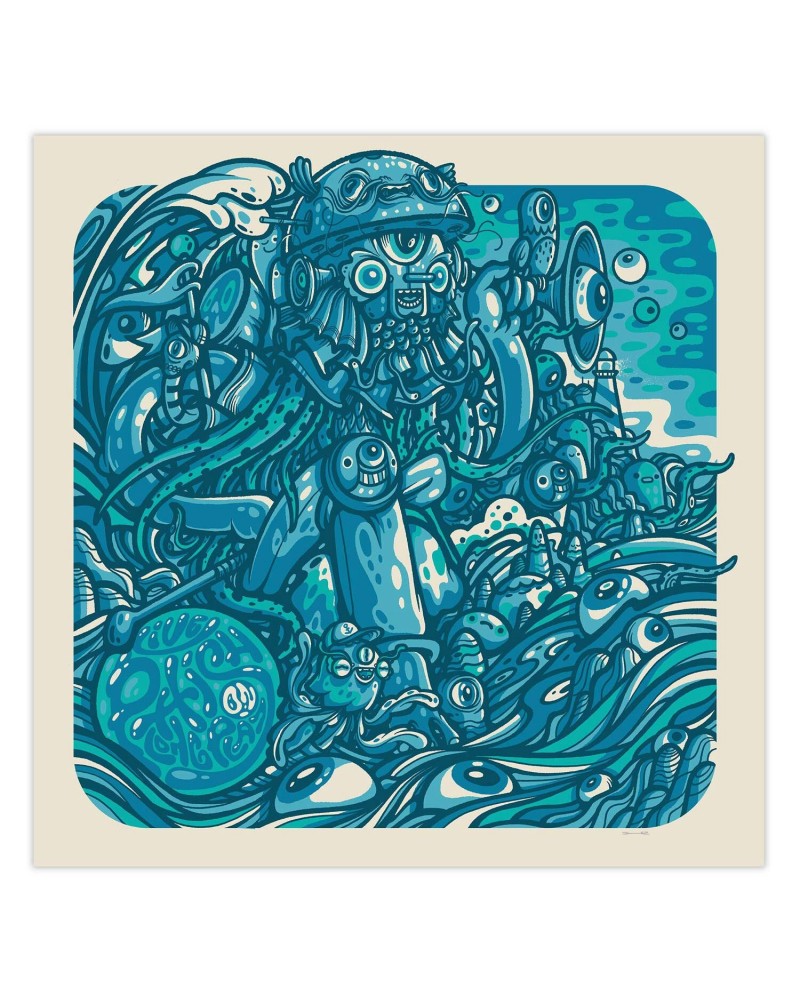 Phish LP On LP Series Limited Edition Drew Millward “Waves” Poster $24.00 Vinyl