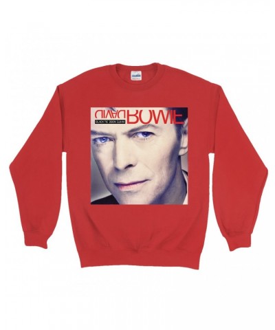 David Bowie Sweatshirt | Black Tie White Noise Album Cover Sweatshirt $11.53 Sweatshirts