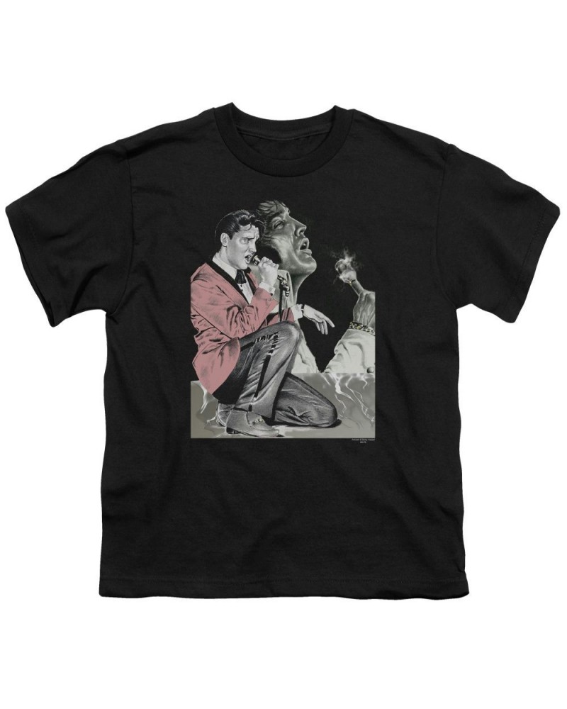 Elvis Presley Youth Tee | ROCK N ROLL SMOKE Youth T Shirt $5.85 Kids