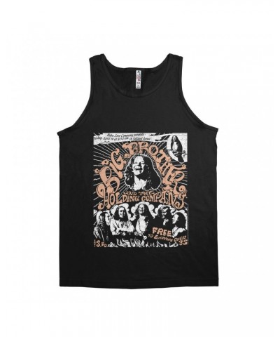 Unisex Tank Top | Featuring Janis Joplin Fresno Concert Flyer Big Brother and The Holding Co. Shirt $8.73 Shirts