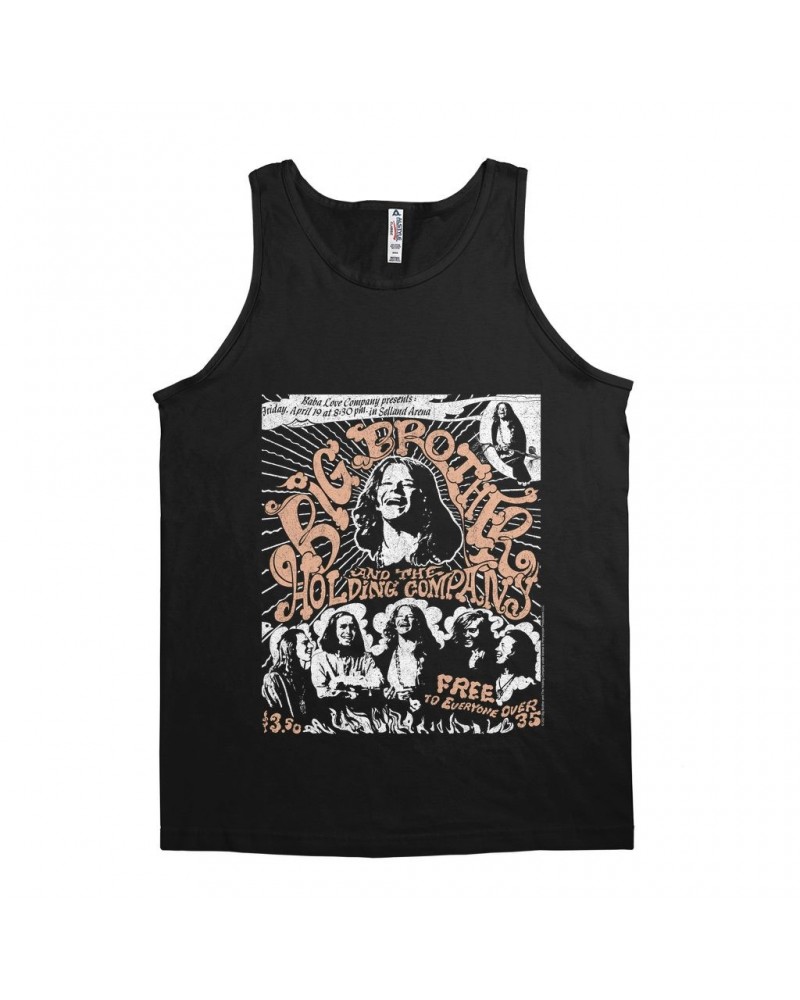 Unisex Tank Top | Featuring Janis Joplin Fresno Concert Flyer Big Brother and The Holding Co. Shirt $8.73 Shirts