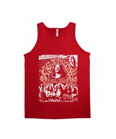 Unisex Tank Top | Featuring Janis Joplin Fresno Concert Flyer Big Brother and The Holding Co. Shirt $8.73 Shirts