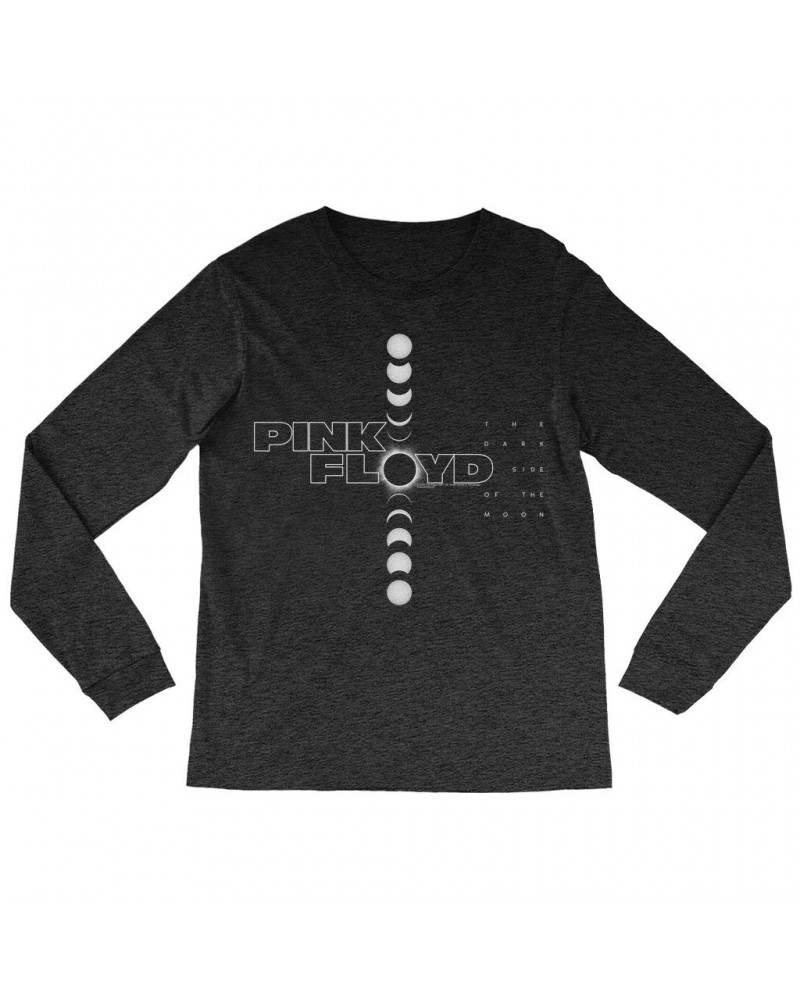 Pink Floyd Long Sleeve Shirt | Eclipse Vertical Logo Shirt $14.38 Shirts