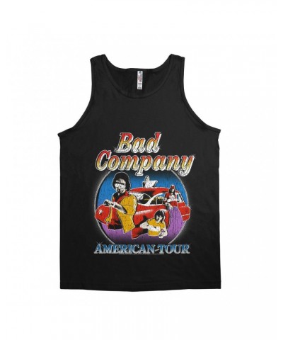 Bad Company Unisex Tank Top | Crazy Circles American Tour Distressed Shirt $7.98 Shirts