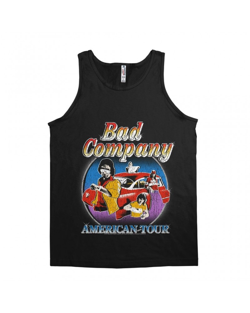 Bad Company Unisex Tank Top | Crazy Circles American Tour Distressed Shirt $7.98 Shirts