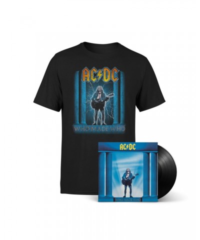 AC/DC Who Made Who Black Cover Tee + LP $14.72 Vinyl