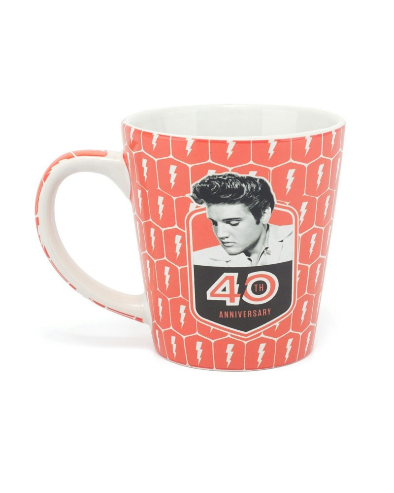 Elvis Presley 2017 40th Anniversary Latte Mug $4.80 Drinkware