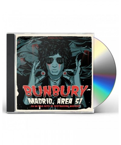 Bunbury MADRID AREA 51: EN UN SOLO ACTO DE DESTRUCCION CD $16.20 CD