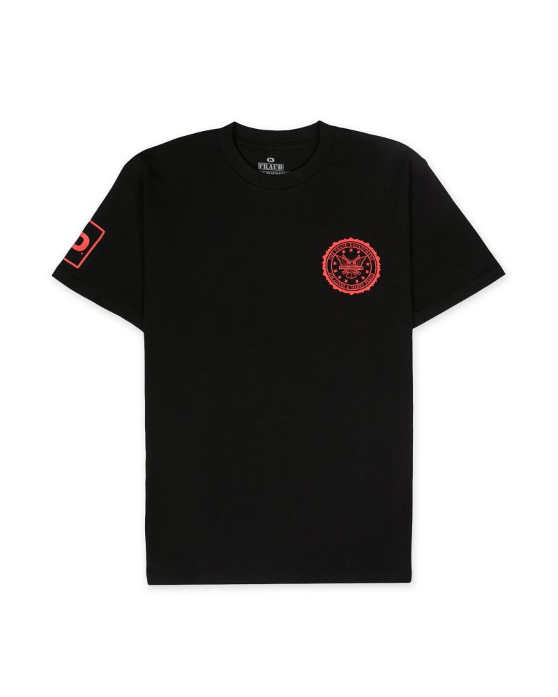 Jim Jones Fraud Department Seal Tee - Black $12.95 Shirts