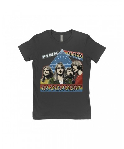 Pink Floyd Ladies' Boyfriend T-Shirt | Dark Side Of The Moon In Concert Distressed Shirt $9.73 Shirts