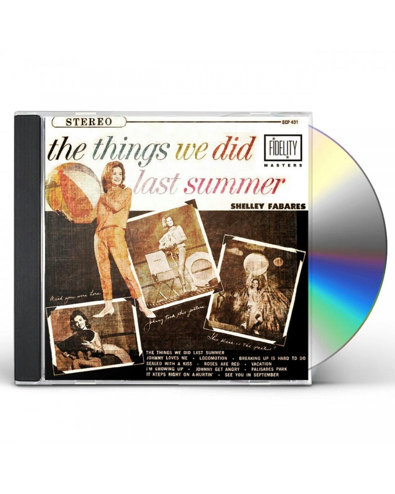 Shelley Fabares THINGS WE DID LAST SUMMER CD $5.82 CD