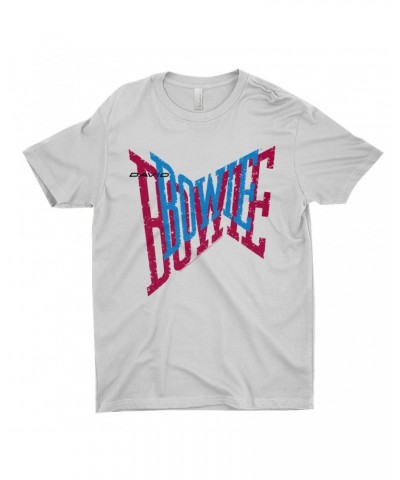 David Bowie T-Shirt | Double Logo Shirt $7.98 Shirts