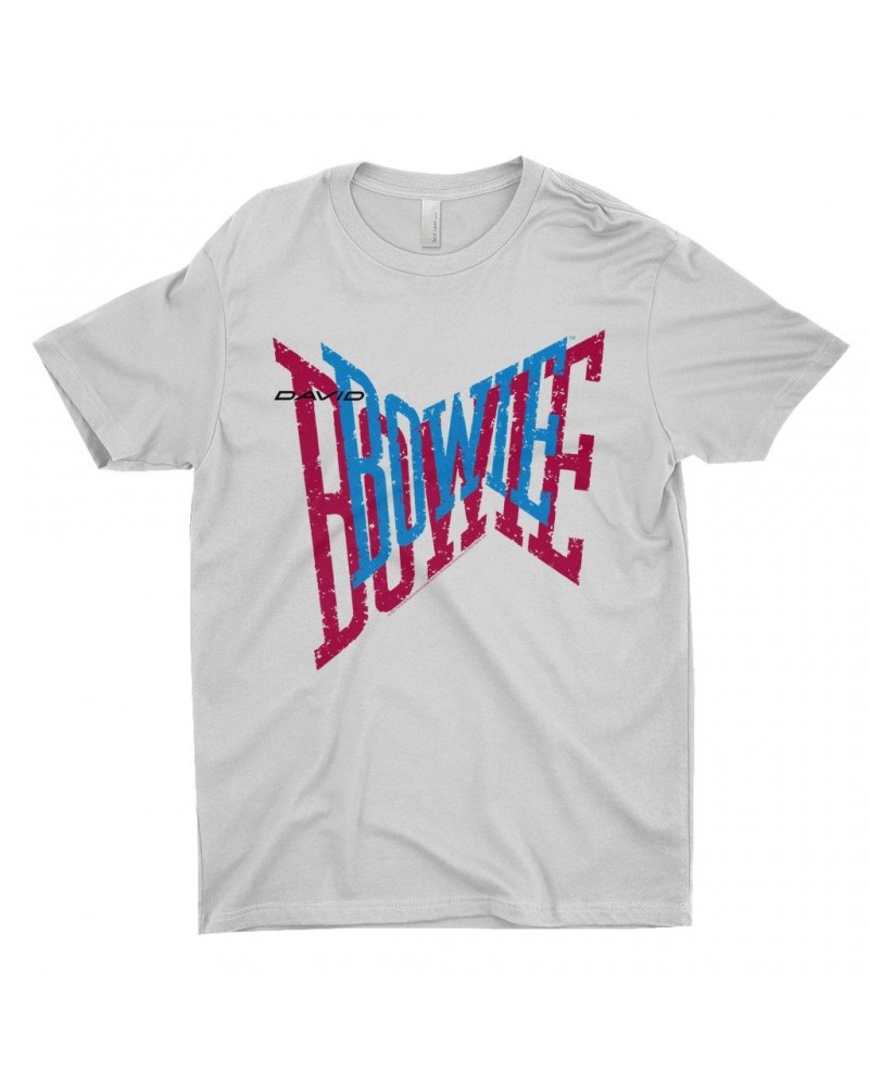 David Bowie T-Shirt | Double Logo Shirt $7.98 Shirts