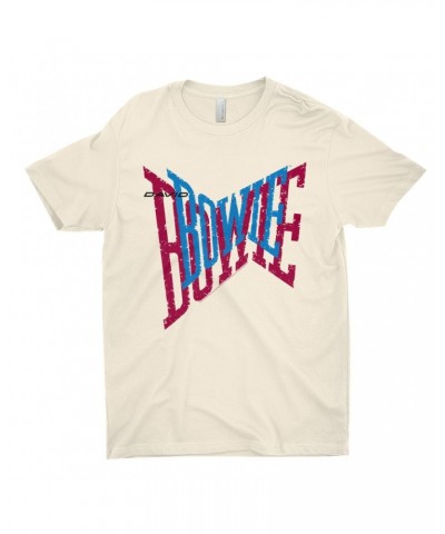 David Bowie T-Shirt | Double Logo Shirt $7.98 Shirts