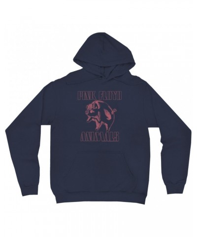 Pink Floyd Hoodie | Pink Distressed 1978 NYC In The Flesh Concert Hoodie $13.98 Sweatshirts