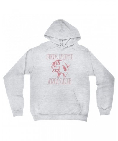 Pink Floyd Hoodie | Pink Distressed 1978 NYC In The Flesh Concert Hoodie $13.98 Sweatshirts