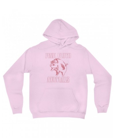 Pink Floyd Hoodie | Pink Distressed 1978 NYC In The Flesh Concert Hoodie $13.98 Sweatshirts