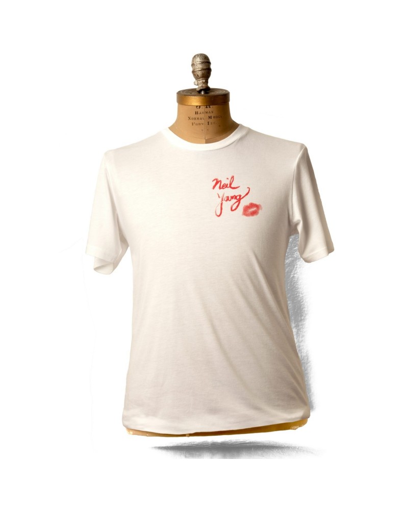 Neil Young Soft Organic Songs For Judy Men's White T-Shirt $12.60 Shirts