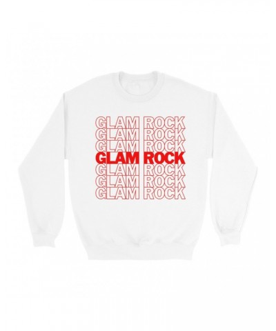 Music Life - Glam Rock Music Life Sweatshirt | Glam Rock On Repeat Music Life Sweatshirt $9.16 Sweatshirts