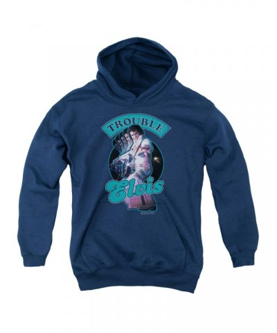 Elvis Presley Youth Hoodie | TOTAL TROUBLE Pull-Over Sweatshirt $14.50 Sweatshirts