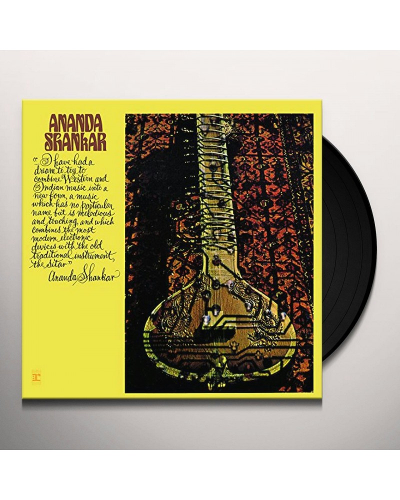 Ananda Shankar Vinyl Record $9.06 Vinyl