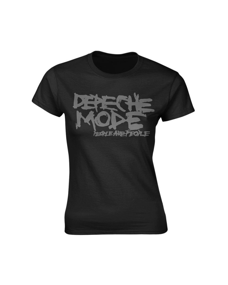 Depeche Mode Women's T Shirt - People Are People $10.75 Shirts