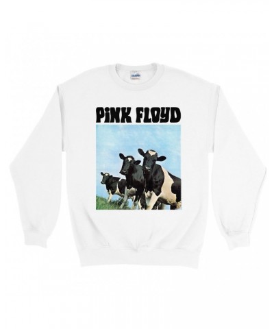 Pink Floyd Sweatshirt | Atom Heart Mother Album Cows Sweatshirt $15.38 Sweatshirts