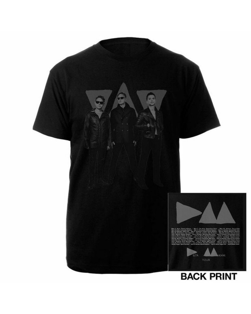 Depeche Mode Band Photo Triangle/Itin Black T-shirt $11.90 Shirts