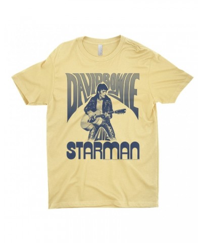 David Bowie T-Shirt | Starman Live Shirt $12.48 Shirts