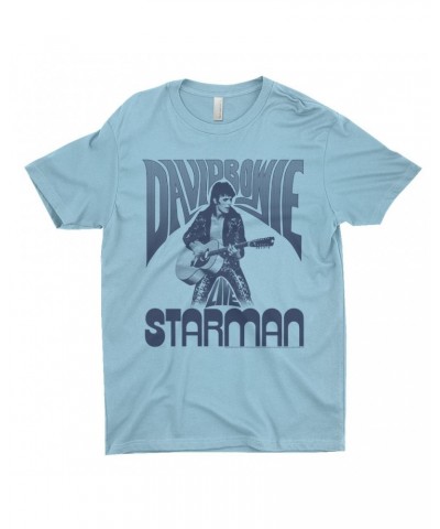 David Bowie T-Shirt | Starman Live Shirt $12.48 Shirts