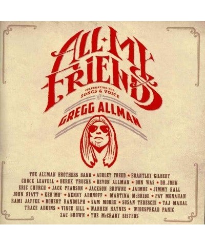 Gregg Allman All My Friends: Celebrating The Songs & Voice Of Gregg Allman (2 CD) CD $10.10 CD