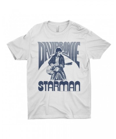 David Bowie T-Shirt | Starman Live Shirt $12.48 Shirts