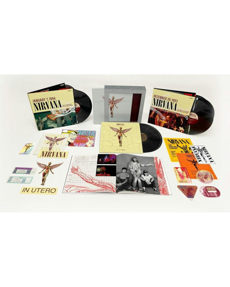 Nirvana In Utero (Oversize Item Split/Deluxe Edition/30th Anniversary) (8LP) Vinyl Record $114.00 Vinyl