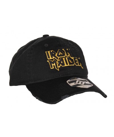 Iron Maiden Yellow Logo Dad Hat $9.86 Hats